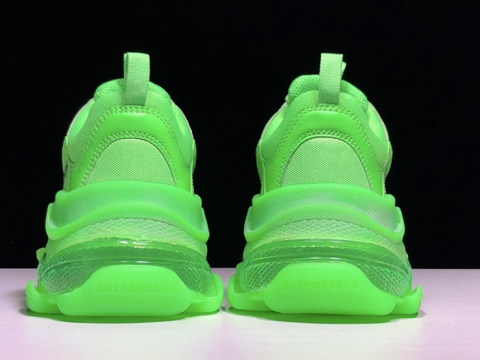 BLEN Triple S Neon Green Clear Sole  541624 W09OL 3801
