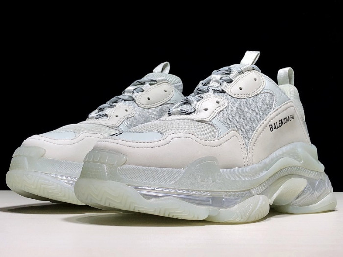 BLEN Triple S Clear Sole Grey  541624W09O11705
