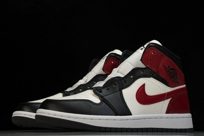 WMNS Air Jordan 1 Mid“Black Toe”  BQ6472-160