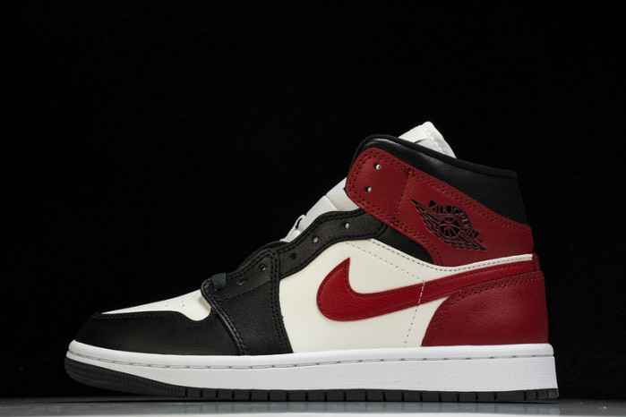 WMNS Air Jordan 1 Mid“Black Toe”  BQ6472-160
