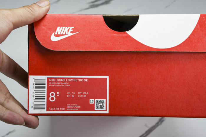 Nk Dunk Low "Light Carbon"​  FJ4188-100