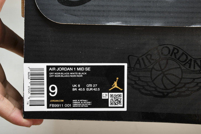 Air Jordan 1 Mid AJ1  FB9911-001