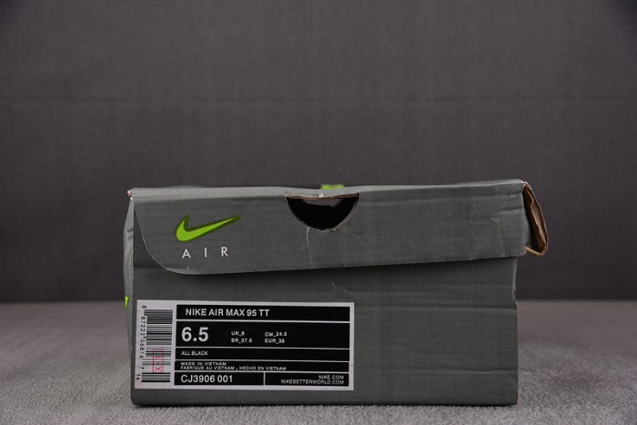 Nk Air Max 95 Recraft Triple Black (GS)  CJ3906-001
